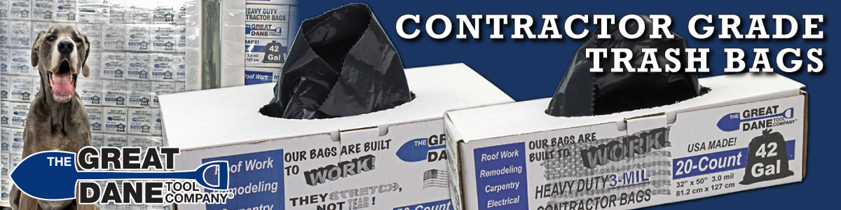 Contractor Grade Trash Bags - Easy Pull Boxes