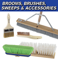 Brooms, Brushes, Sweeps & Accessories