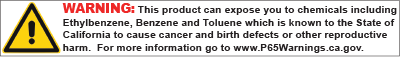 Prop 65 Warning