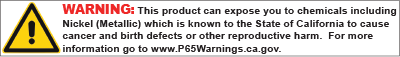 Prop 65 Warning