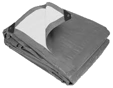 Gray/White HD Tarps