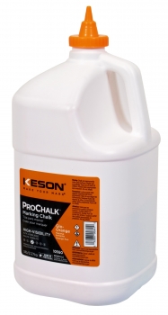 5 lb. Orange Fluorescent Standard Chalk Refill