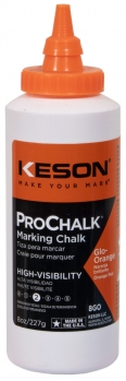 8 oz. Orange Fluorescent Standard Chalk Refill