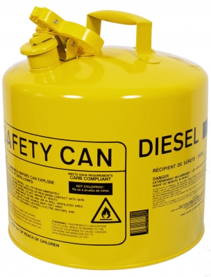 5-gal Metal Diesel Fuel Container w/Funnel