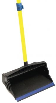 Lobby Style Swiveling Head Dust Pan w/33" Handle