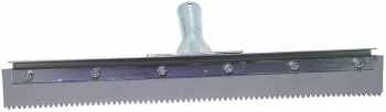 18" Serrated Edge Floor Squeegee (1/4" V-Notch)