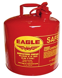 5-GAL Metal Gas Container w/Funnel