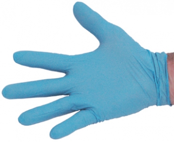 Seamless Blue Industrial Grade Nitrile Glove - Size XL