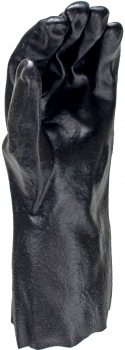 14" Treated Black PVC Gloves - Rough Finish - RIGHT HAND ONLY