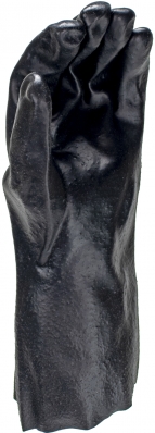 14" Treated Black PVC Gloves - Rough Finish - RIGHT HAND ONLY