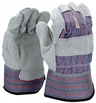 Split Cowhide Leather Palm Gloves - Size L