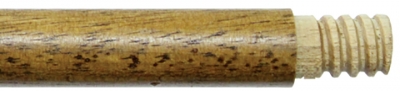 60" x 15/16" Wood Handle w/Wood Threaded Tip