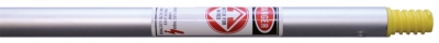 54" x 15/16" Aluminum Handle w/Plastic Threaded Tip