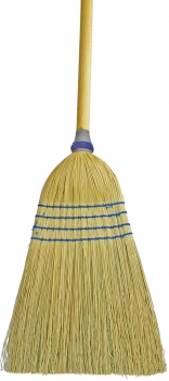 Household Upright Broom - 100% All Corn Fill