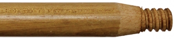 60" x 1-1/8" Wood Handle w/Wood Threaded Tip