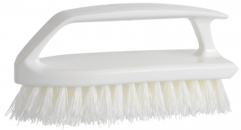 'Steam Iron' Style Scrub Brush - Poly Fill - Molded Synthetic Block