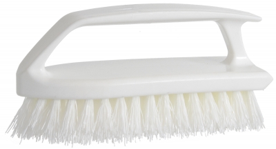 'Steam Iron' Style Scrub Brush - Poly Fill - Molded Synthetic Block