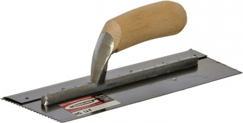 11" Injecta Wood Handle Trowel - Left Hand