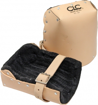 Heavy Duty Leather Knee Pads
