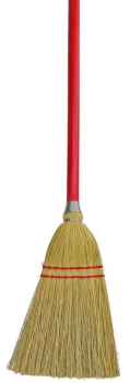 39" OAL Lobby Broom - 100% All Corn Fill