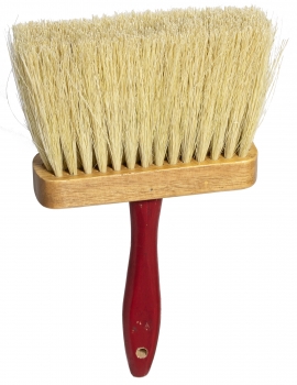 White Tampico Fiber Fill Masonry Brush - 4" Trim