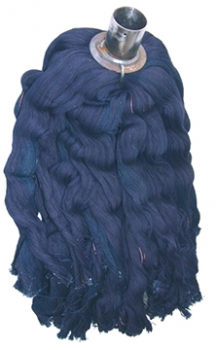 2.5 lb (40 oz) Blue Denim "Pin-Style" Roofing Mop Head