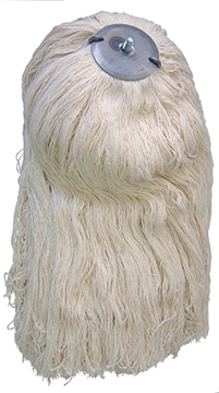 2.5 lb (40 oz) White Cotton "Screw Style" Roofing Mop Head