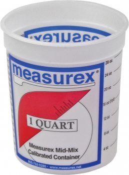 1-Qt Plastic Pail - Solvent-Resistant