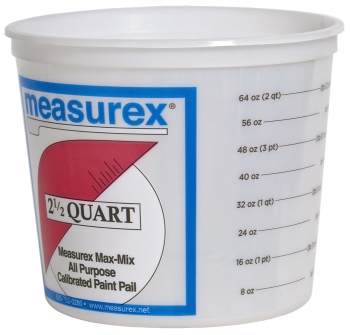 2-1/2 Quart Plastic Multi-Mix Container
