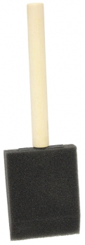 2" Foam Paint Brush - Wood Dowel Handle