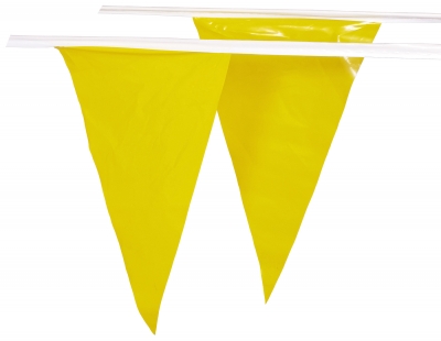 Perimeter Marking Pennant Flags (Yellow) - 100' Line