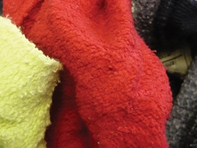 Reclaimed Pre-Washed Colored Sweatshirt Rags