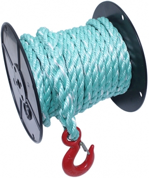 5/8" x 60' Cobalt Blue Poly Rope w/Snap-Hook