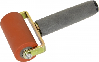 Silicone Seam Roller - Threaded Foam Grip Handle, 2" x 4"