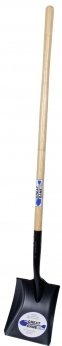 #2 Round Point Shovel (Long Wood Handle)