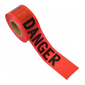 3" x 1,000' Red Danger Tape (Roll)