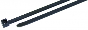 14" Black Nylon Zip Tie (100/bag)