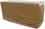 4' X 4' Plain Buff Opaque (Tan) Plallet Cover (2.25mil) - (45/roll)