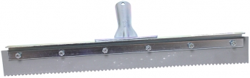 18" Serrated Edge Floor Squeegee (3/16" V-Notch)