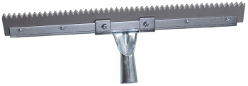 18" Serrated Edge Floor Squeegee (3/8" V-Notch)