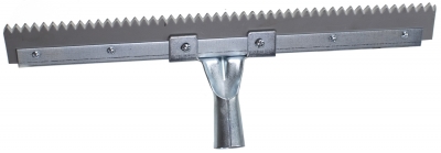 18" Serrated Edge Floor Squeegee (1/2" V-Notch)