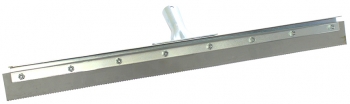 24" Serrated Edge Floor Squeegee (1/8" V-Notch)
