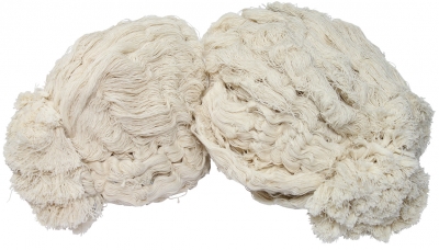 2.5lb White Cotton "Hank Style" Roofing Mop Head