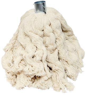 2.5lb White Cotton "Pin Style" Roofing Mop Head