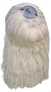2.5lb White Cotton "Screw Style" Roofing Mop Head