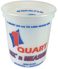1-Quart Plastic Pail