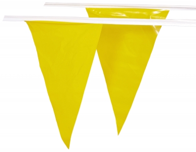 100 ft. OSHA Pennant Flags (Yellow)